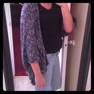 dark navy long cardigan