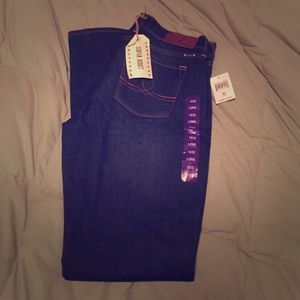 Sofia boot, dark wash Lucky brand jeans