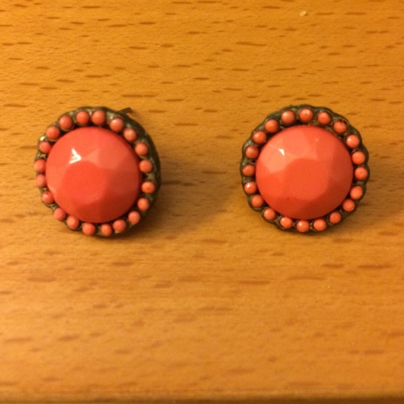 ❌SOLD: Coral Earrings❌