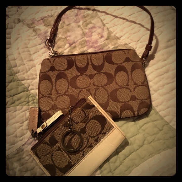 Coach Wristlit and Cardholder