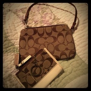 Coach Wristlit and Cardholder