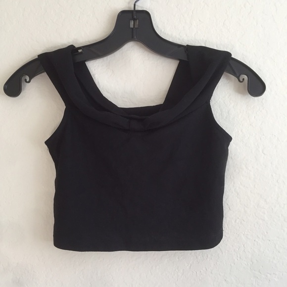 Off the shoulder crop top