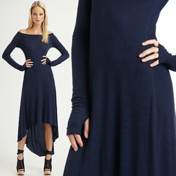 BCBGMAXAZRIA Aurela High-Low Maxi Dress