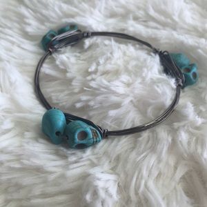 NEW | Black Copper Wire Wrapped Bracelet