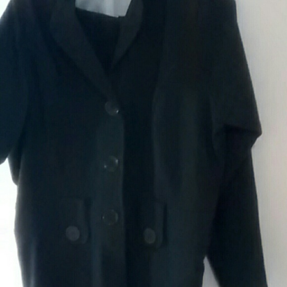 Dark grey pants suit