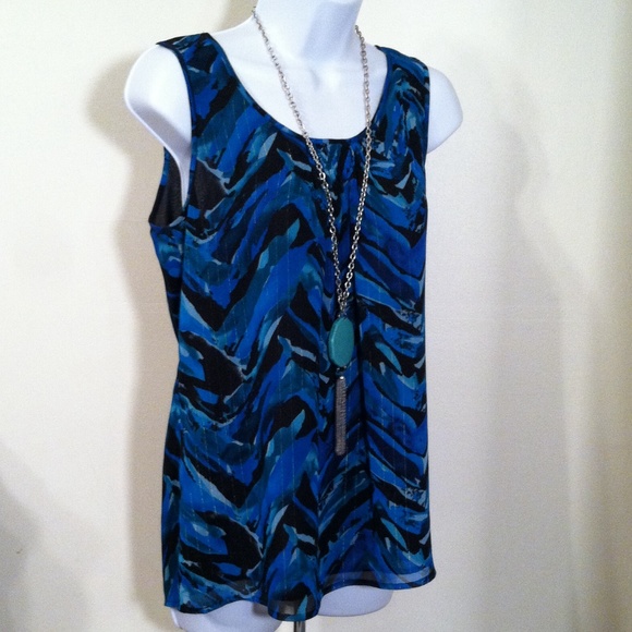 Bluish blackish tank