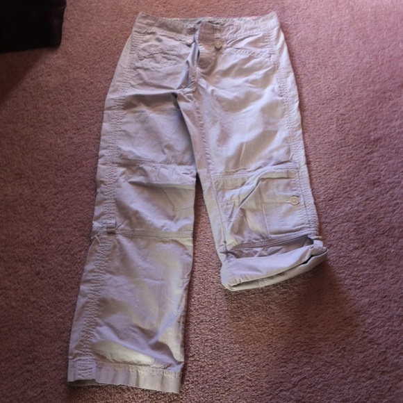 Beige cotton pant