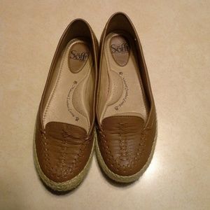 Light brown flats