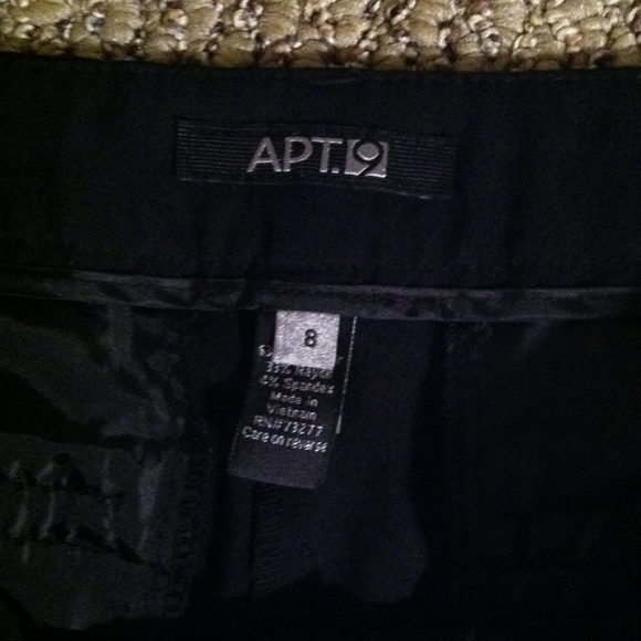 Apt. 9 size 8 black pants straight leg - Picture 2 of 3