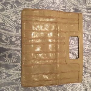 H&M collection Nude Foldover Clutch
