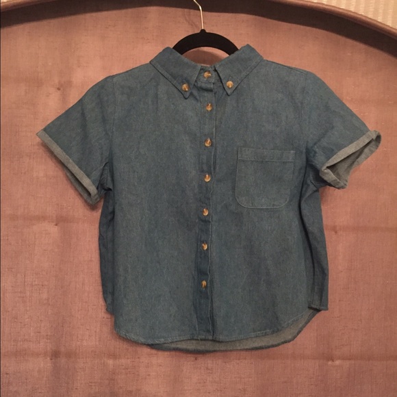 Brand new brandy Melville denim shirt