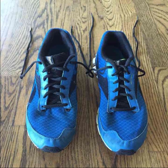 Blue Reebok SmoothFlex Crushrun 2.0 Shoes Rare - Picture 2 of 4