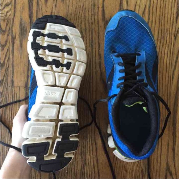 Blue Reebok SmoothFlex Crushrun 2.0 Shoes Rare - Picture 4 of 4