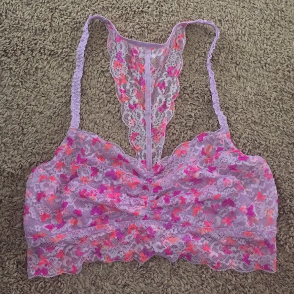 Floral PINK Bralette