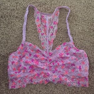 Floral PINK Bralette