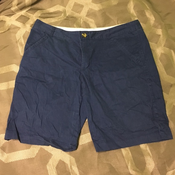 Dark Blue Khaki Shorts