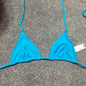 Light blue bikini top