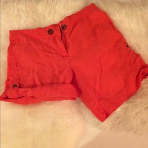 LAST CHANCE -- J. Crew linen shorts