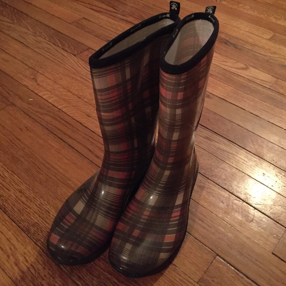 Kamik Rain boots plaid - Picture 1 of 4