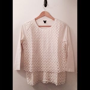 J. Crew | 3/4 sleeve blouse