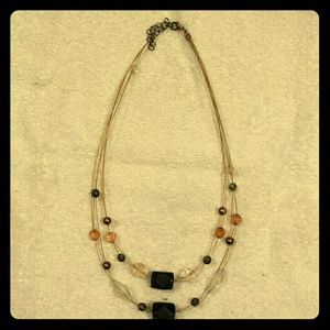 Metallic beaded Necklace