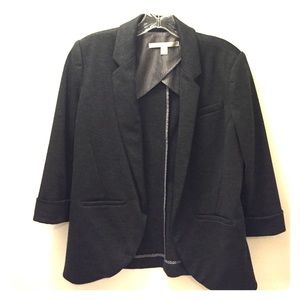 Charcoal fitted blazer by Lauren Conrad