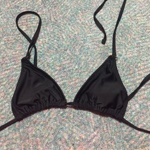 Black bikini top
