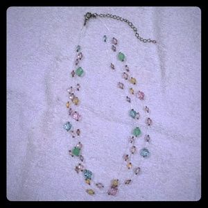 Clear beaded Necklace