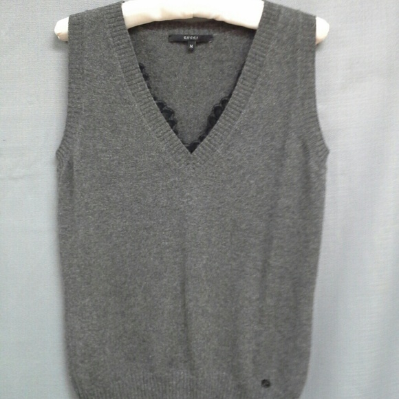Gucci Sweaters - Authentic GUCCI CASHMERE Sweater Vest MEDIUM