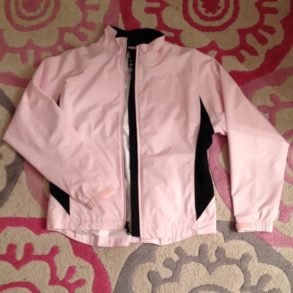 Footjoy Jackets & Blazers - Pink light weight shell jacket