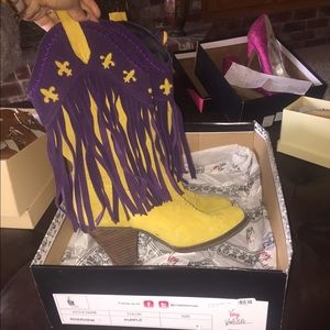 LSU cowgirl boots
