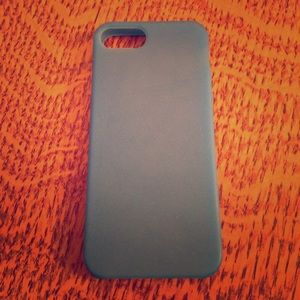 Blue silicon iPhone 5c case