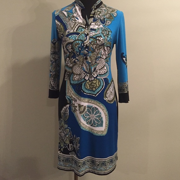 Carol Little Multicolor Sz Small Dress Sz