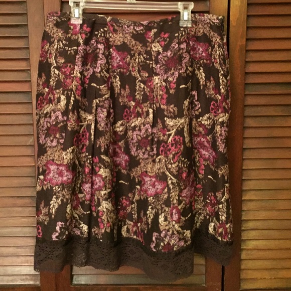 Loft floral skirt