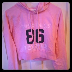VS PINK Cropped Hoodie