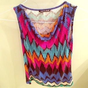 Cable & Gauge Sleeveless Top