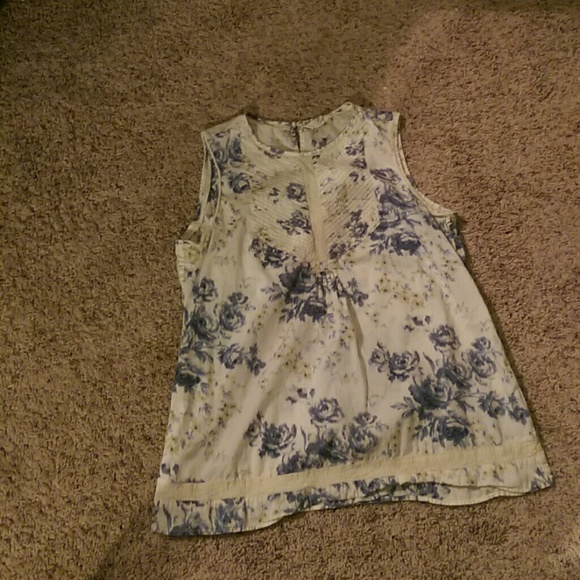 Floral print tank top