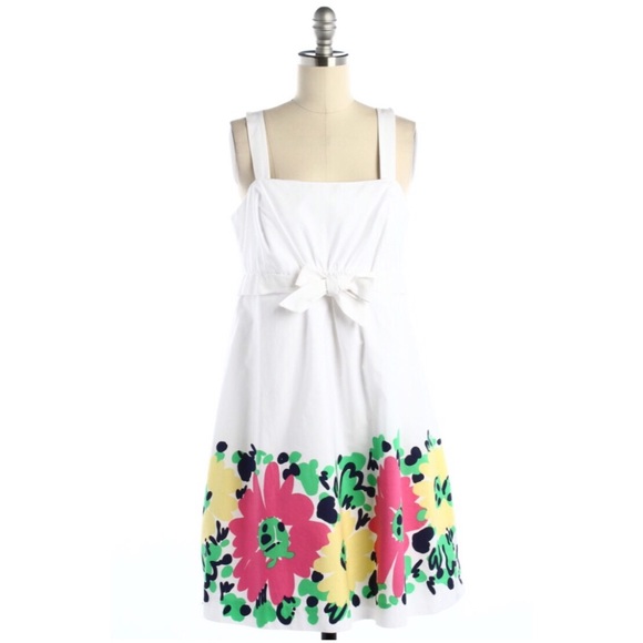 SOLD❤️NWT Lilly Pulitzer White Floral Print Dress - Picture 3 of 5