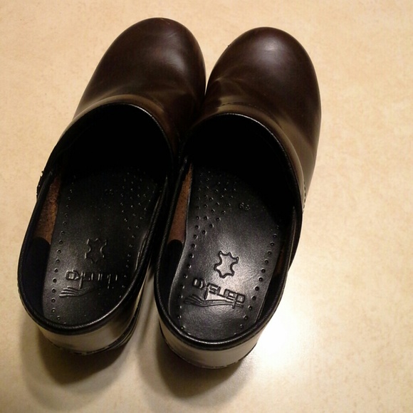 Dark brown Dansko shoes