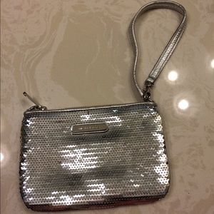 MK sequin wristlet