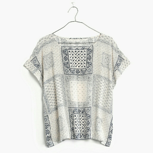 Madewell Tops - HP 11/18/15 🎉 Madewell Kyoto Top Bandana mix