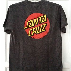 Santa Cruz Skateboards Grey T Shirt