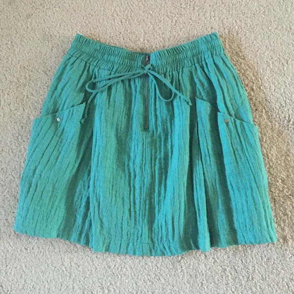 Teal skirt