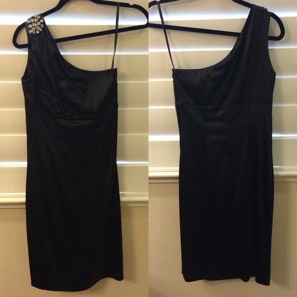 one shoulder CK dress