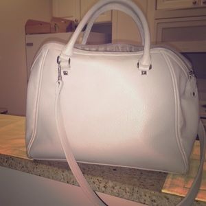 H & M grey satchel bag
