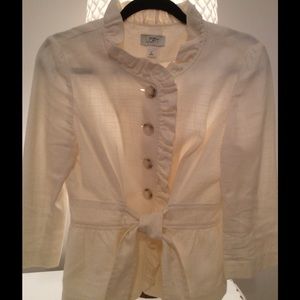 Ann Taylor Loft Linen Blazer