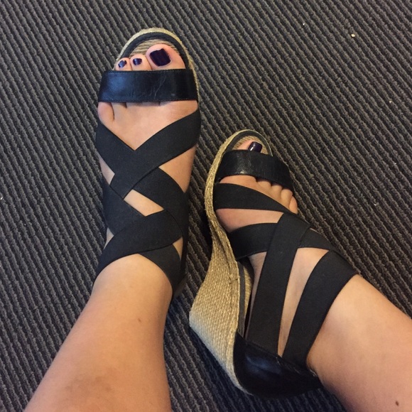 Lauren by Ralph Lauren Strappy Wedges
