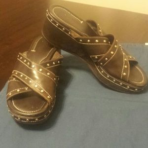 Brown Donald J Pliner sandals