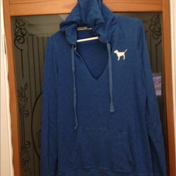 BLUE pink VS hoodie