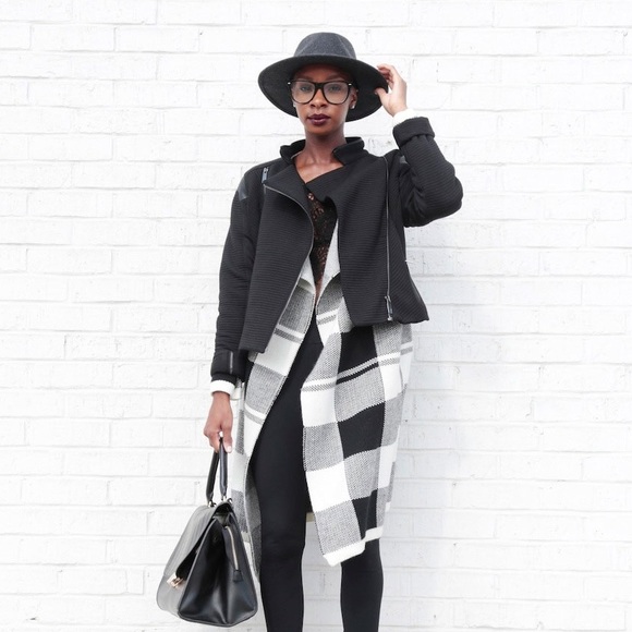 Stories by Kelly Osbourne Jackets & Blazers - HP ✨ Ribbed Moto Jacket